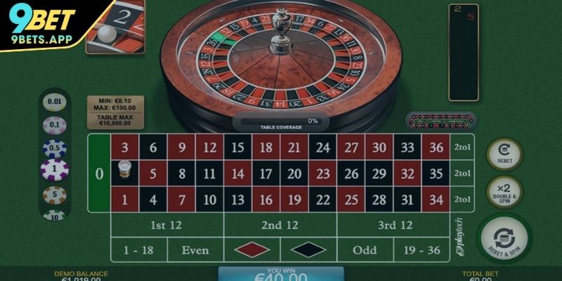 Chiến thuật chơi Roulette online hiệu quả