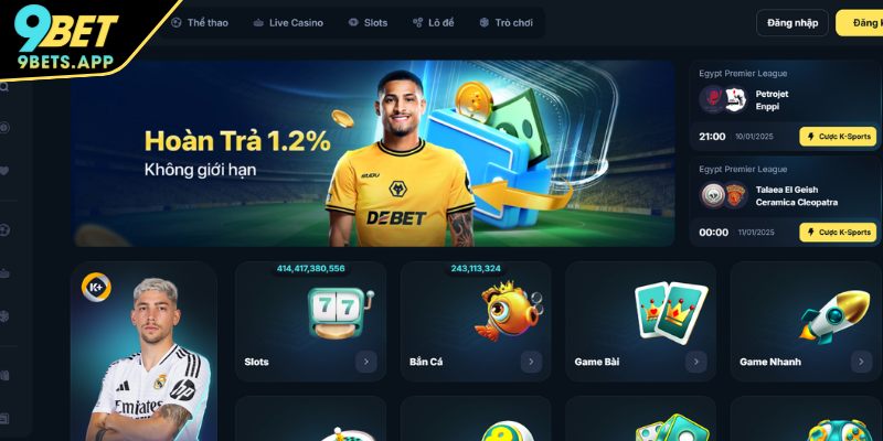 Giới thiệu 9BET về nhà cái uy tín hàng đầu tại Việt Nam