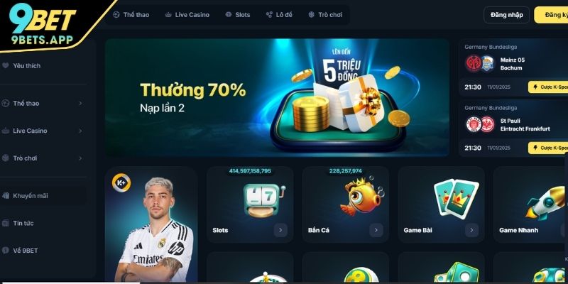 Hướng dẫn chi tiết các bước đăng nhập 9bet